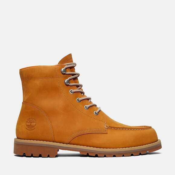 TIMBERLAND MEN\'S 13 REDWOOD FALLS MID LACE UP WP BOOT WHEAT NIB